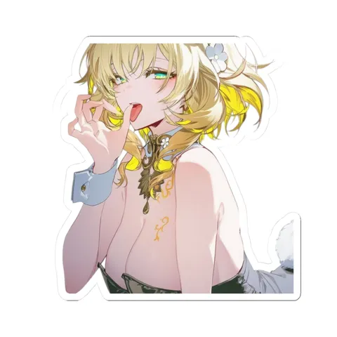 Aglaea Bunny Suit — Kiss-Cut sticker