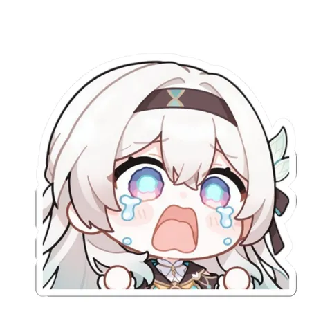 Chibi Firefly Crying — Sticker sticker