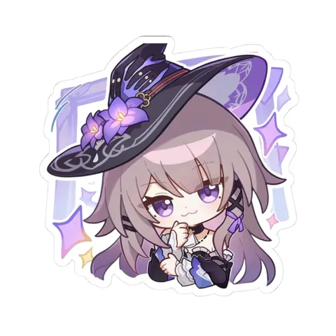 Chibi Herta — Kiss-Cut sticker