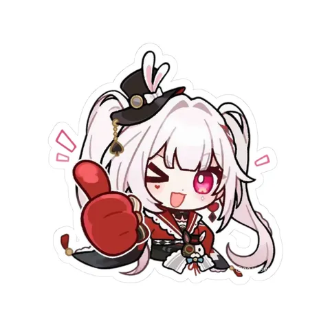 Chibi Sparxie Thumbs Up — Sticker sticker