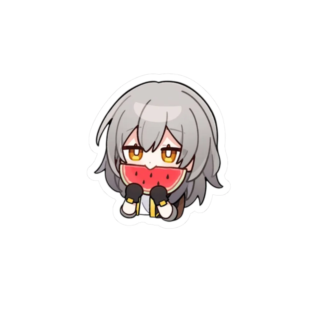 Chibi Stelle Eating Watermelon