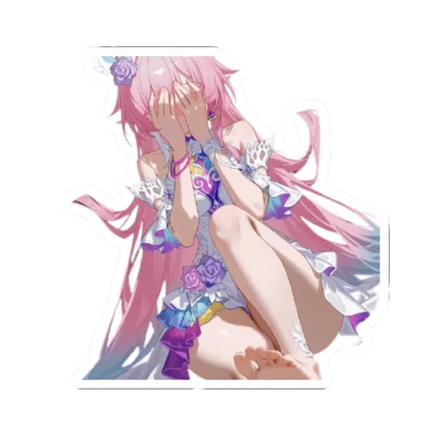 Cyrene Shows Her Feet — Kiss-Cut sticker