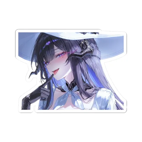 Dahlia Side Eye — Kiss-Cut sticker