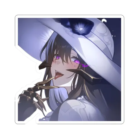 Dahlia Tongue Lick — Kiss-Cut sticker