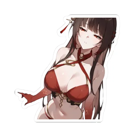 Sleepy Lingsha — Kiss-Cut sticker