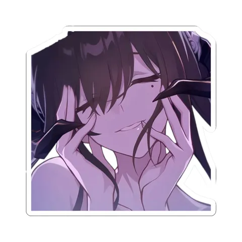 Sleeping Dahlia — Kiss-Cut sticker