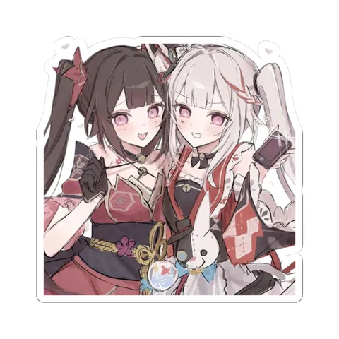Sparkle and Sparxie — Sticker sticker