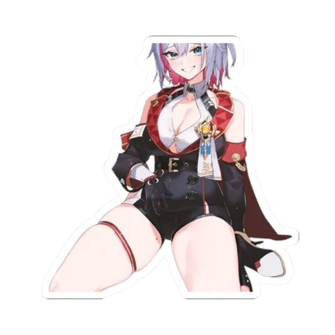 Topaz Sissy Squat — Kiss-Cut sticker