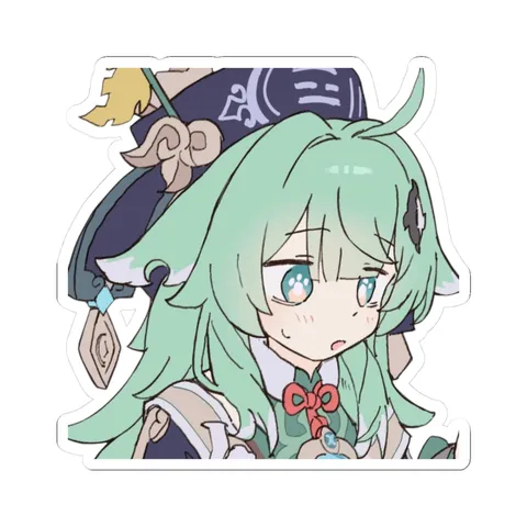 Huohuo Sweating — Kiss-Cut sticker