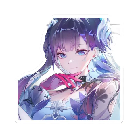 Hysilens Light Blue Outfit — Kiss-Cut sticker
