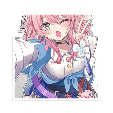 March 7th and Evernight Hugging — Kiss-Cut sticker