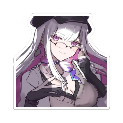 Nihilux Hand On Chest — Sticker sticker
