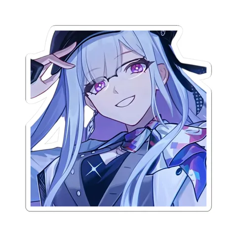 Nihilux Smile — Kiss-Cut sticker