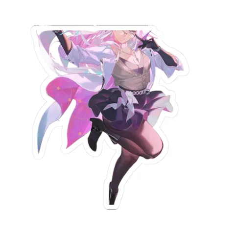 Nihilux Pose — Kiss-Cut sticker