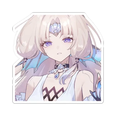 Pearl Long Hair — Kiss-Cut sticker