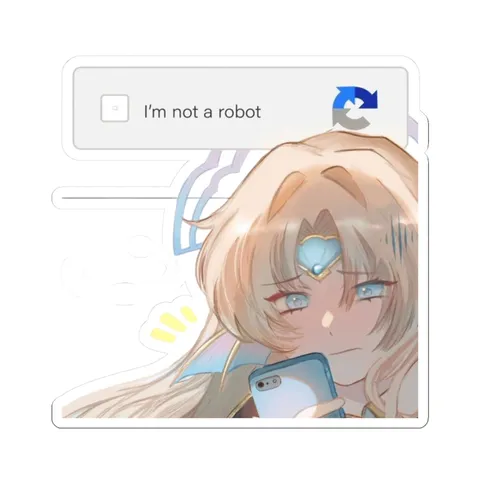 Pearl Robot Test — Kiss-Cut sticker