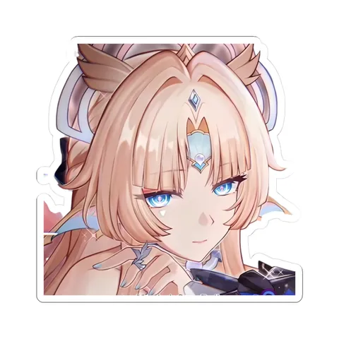 Pearl Side Stare — Kiss-Cut sticker