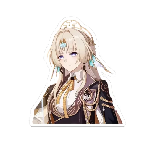 Pearl Smile — Kiss-Cut sticker