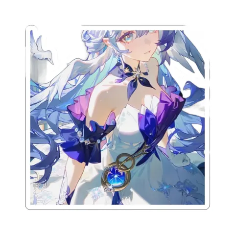 Robin White Dress — Sticker sticker