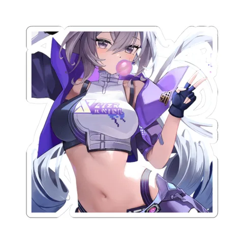 Silver Wolf Body — Sticker sticker