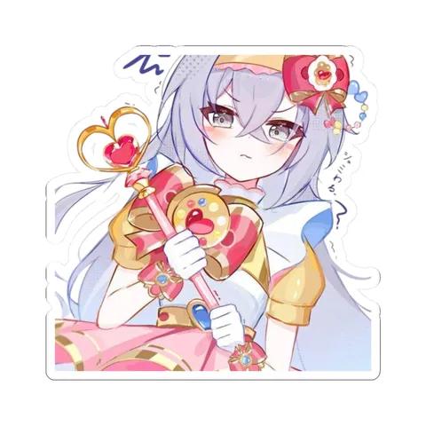 Silver Wolf Fairy Outfit — Kiss-Cut sticker