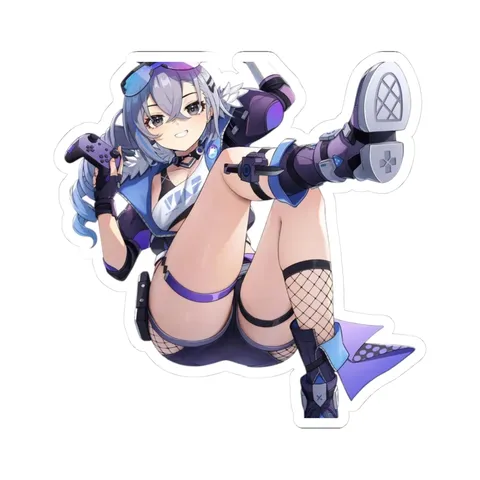 Silver Wolf Legs — Kiss-Cut sticker