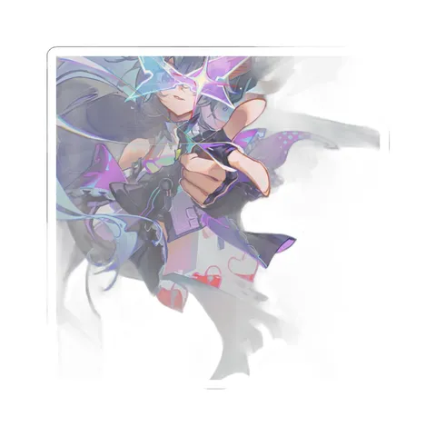 Silver Wolf LV999 Hacker Form — Kiss-Cut sticker