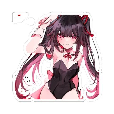 Sparkle Bunny Suit — Kiss-Cut sticker