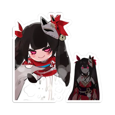 Sparkle Using The Doll — Kiss-Cut sticker