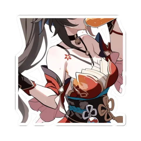 Sparkle Orange Juice — Kiss-Cut sticker