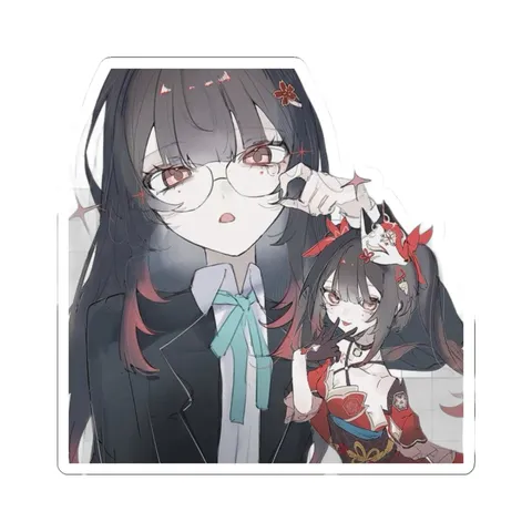 Sparkle School Uniform — Kiss-Cut sticker