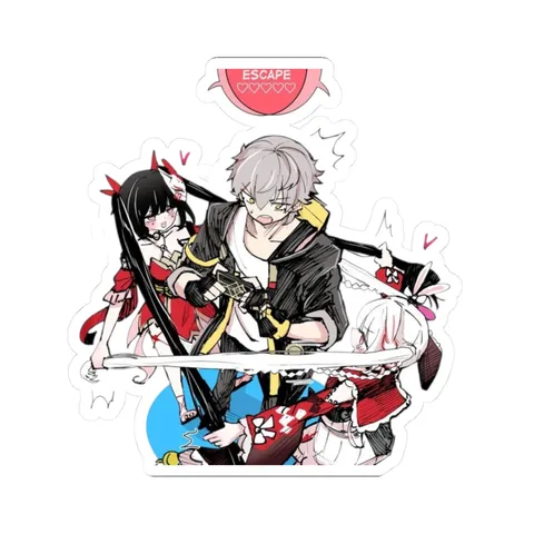 Sparxie and Sparkle Trapping Caelus — Kiss-Cut sticker