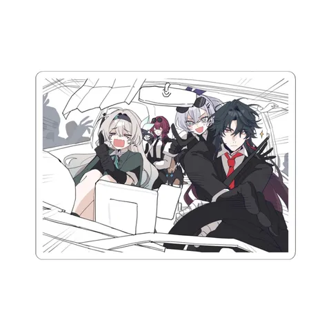 Stellaron Hunters Driving Car — Sticker sticker