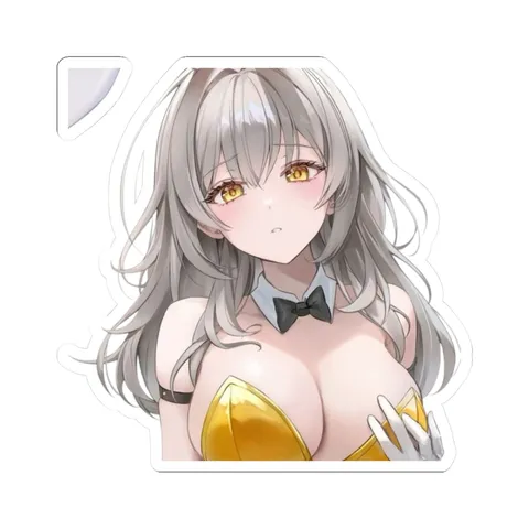 Steele Bunny Suit — Kiss-Cut sticker