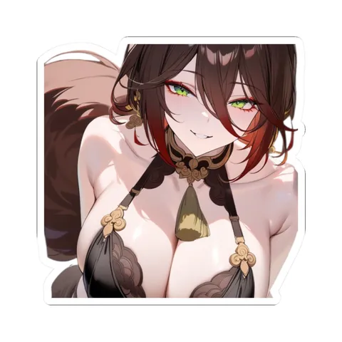 Tingyun Black Dress — Kiss-Cut sticker