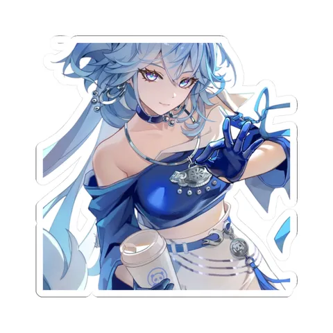Yao Guang Blue Dress — Kiss-Cut sticker