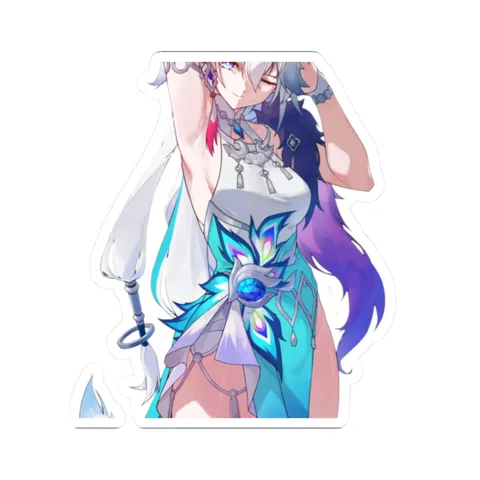 Yao Guang Posing — Kiss-Cut sticker