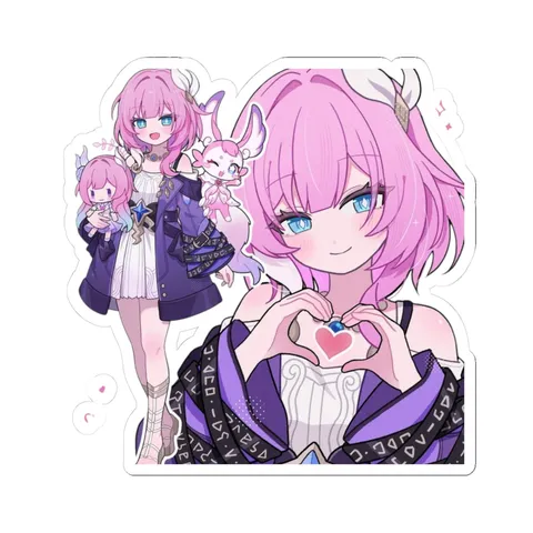 Young Cyrene Heart — Kiss-Cut sticker