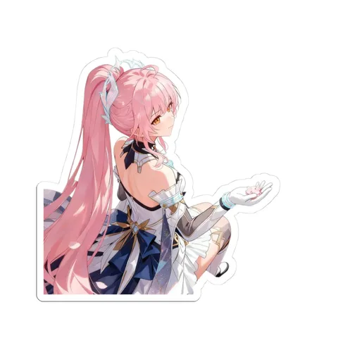 Aemeath Holding Flowers — Sticker sticker
