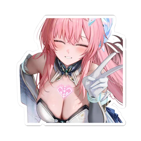 Aemeath Peace Sign — Kiss-Cut sticker