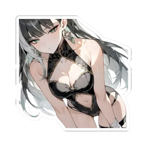 Baizhi Bending Over — Kiss-Cut sticker