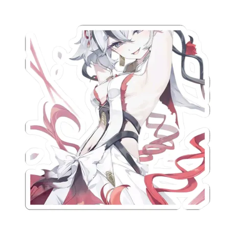 Camellya Arms Up — Kiss-Cut sticker