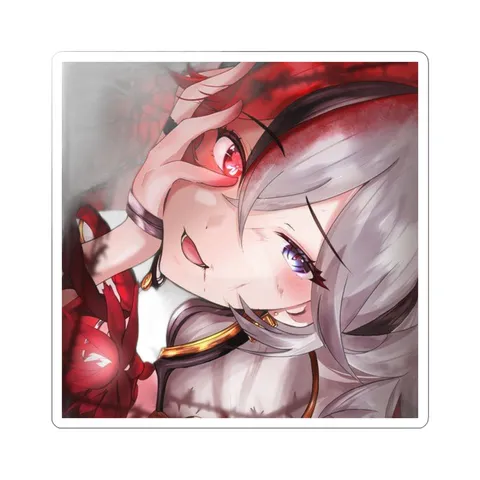 Camellya Black Red Outfit — Kiss-Cut sticker