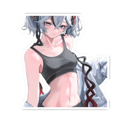 Camellya Casual Sporty Outfit — Kiss-Cut sticker