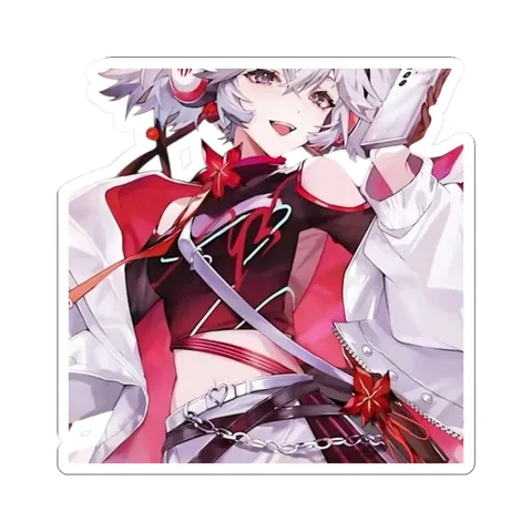 Camellya Headphones — Kiss-Cut sticker