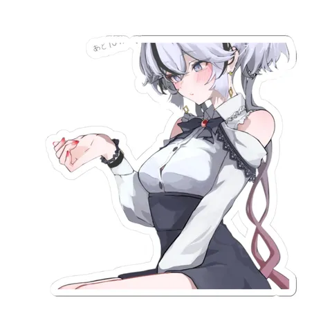 Camellya Polished Nails — Kiss-Cut sticker