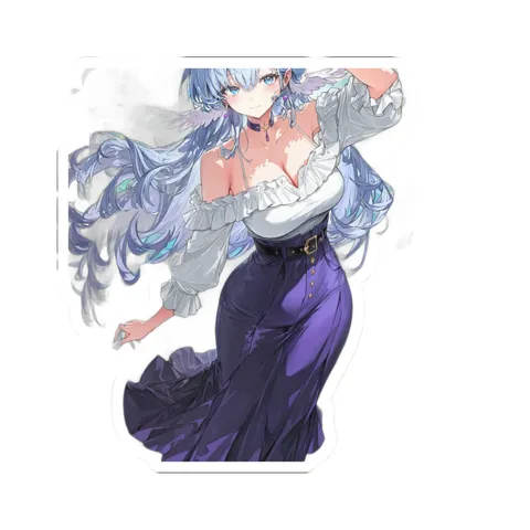 Camellya White Top — Kiss-Cut sticker