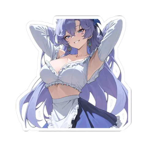 Cantarella Arms Behind Head — Kiss-Cut sticker