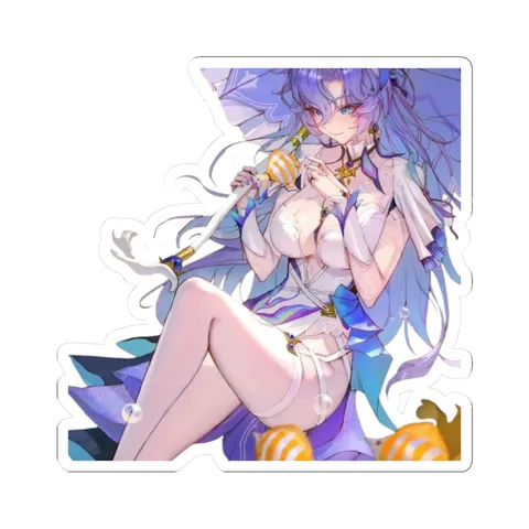 Cantarella With Fishes — Kiss-Cut sticker