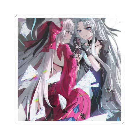 Carlotta Montelli and Dark Carlotta Contrasting Outfits — Sticker sticker